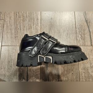 Goth platform shoes